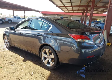 2012 Acura Tl 3.7 из США, поврежденный, VIN 19UUA9F57CA002589